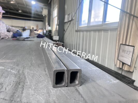 Custom High-Strength Reaction-Sintered Silicon Carbide (SiC) Square Beams
Kiln Structural Support 30 mm × 40 mm × 900 mm | Wall Thickness: 5 mm