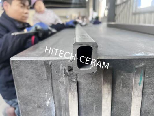 Custom High-Strength Reaction-Sintered Silicon Carbide (SiC) Square Beams
Kiln Structural Support 30 mm × 40 mm × 900 mm | Wall Thickness: 5 mm