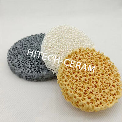 Silicon Carbide Foam Filter with Extreme Temperature Resistance, Exceptional Strength, and Superior Thermal Shock Resistance for Foundry Applications
