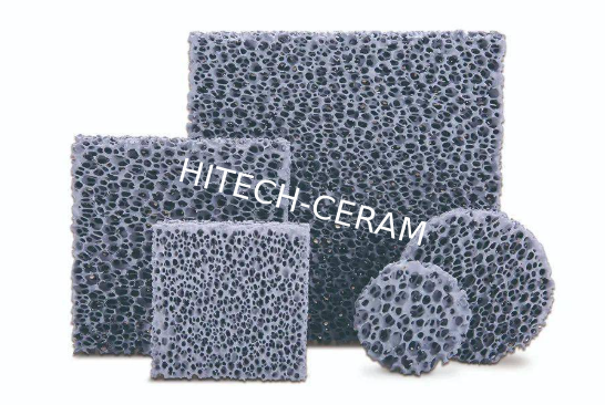 Silicon Carbide Foam Filter with Extreme Temperature Resistance, Exceptional Strength, and Superior Thermal Shock Resistance for Foundry Applications