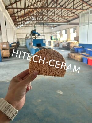 Zirconia Foam Ceramic Filters with 1700°C Max Temperature Resistance, Yttria-stabilized ZrO₂, and 80-90% Porosity for High-Temperature Applications