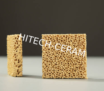 Zirconia Foam Ceramic Filters with 1700°C Max Temperature Resistance, Yttria-stabilized ZrO₂, and 80-90% Porosity for High-Temperature Applications