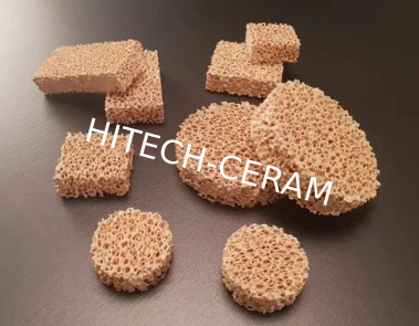 Zirconia Foam Ceramic Filters with 1700°C Max Temperature Resistance, Yttria-stabilized ZrO₂, and 80-90% Porosity for High-Temperature Applications