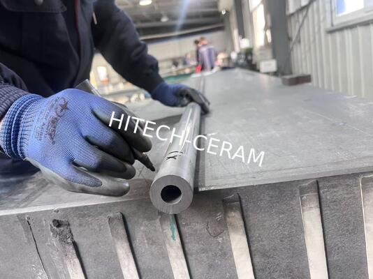 Customized Pressureless Sintered SiC Roller – 1650°C Heat Resistant for Roller Hearth Kilns 40 × 20 × 2220 × 10T