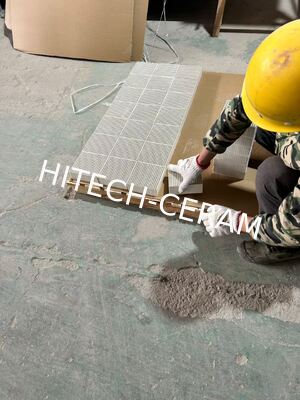 Ceramic Foam Filters with Round & Square Hole for High-Purity Metal Output and Thermal Stability