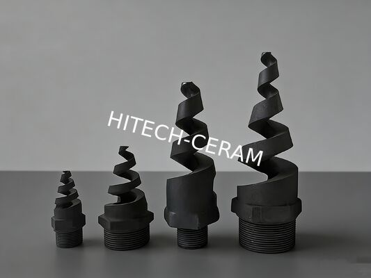 Clog-Free Spiral Nozzle with Extreme Wear Resistance and High Efficiency at Low Pressure for Desulfurization