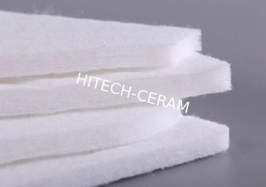 DH100/1200 Alumina Fiber Felt with 1200 g/m² Areal Density and 1300°C Temperature Resistance for Balanced Performance in High-Temperature Encapsulation