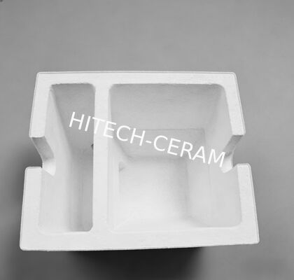 Aluminum Silicate Filter Box with Smooth Flow Transition, Low Thermal Expansion & Conductivity, and No Preheating Required for Aluminum Casting