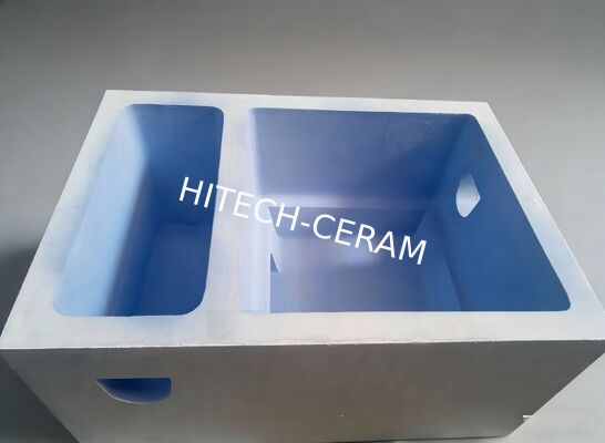 Aluminum Silicate Filter Box with Smooth Flow Transition, Low Thermal Expansion & Conductivity, and No Preheating Required for Aluminum Casting