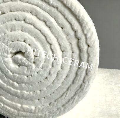 Type 72 Alumina Fiber Needled Blanket with 1600 °C Classification Temperature, Low Thermal Conductivity, and High Tensile Strength for High-Temperature Insulation