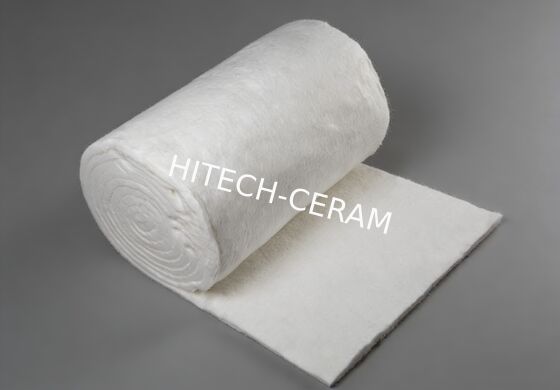 Type 72 Alumina Fiber Needled Blanket with 1600 °C Classification Temperature, Low Thermal Conductivity, and High Tensile Strength for High-Temperature Insulation