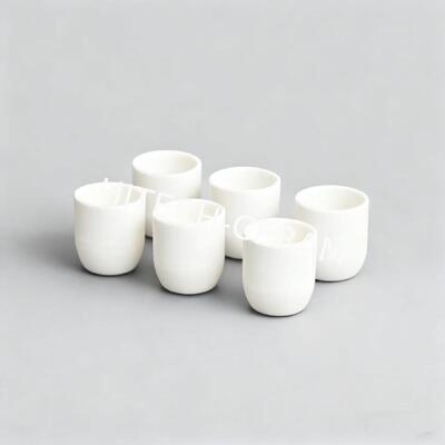 High Purity Alumina Ceramic Crucibles with Custom Sizes for High-Temperature Resistance in Sintering and Melting
